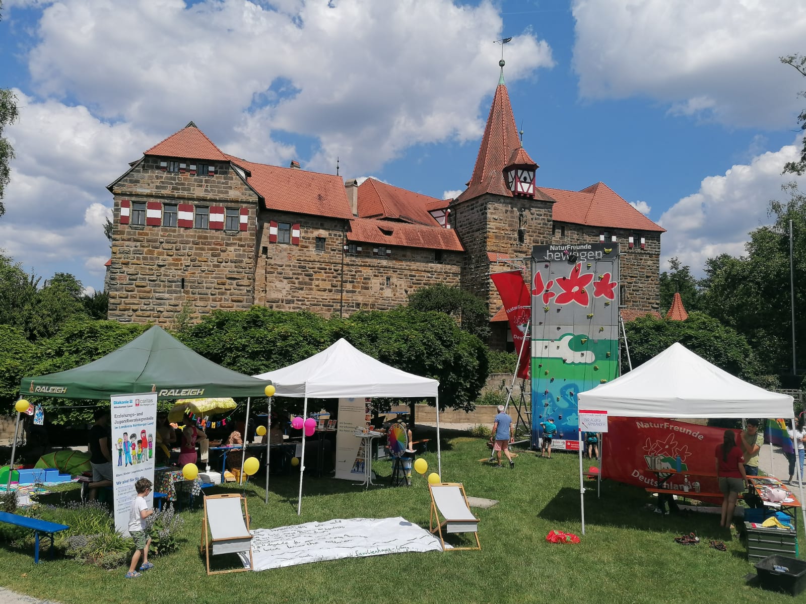 Familien- & Kletter-Cafe am Laufer Altstadtfest